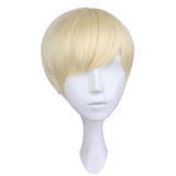 Unisex Handsome Fashion Short Hair Golden