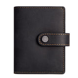 Vintage Zipper Leather Card Holder