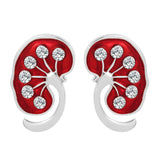 Human Organ Heart Lung Eye Capillary Pin Brooch