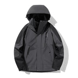 Three-in-one Removable Fleece-lined Thickened Waterproof Windproof Jacket Mountaineering