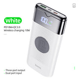 Power Bank 10000mAh Wireless Charger Power Bank PD  QC3.0 18W Fast Charging USB Power Bank External Battery