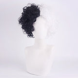 Yin Yang Head Black And White Anime Wig