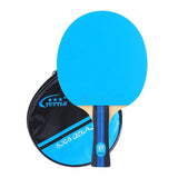 Colorful Pure Wood Single Racket Cover Professional High Elastic Long Handle Horizontal