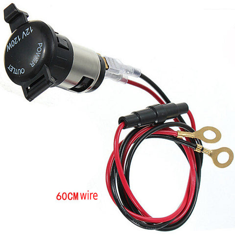 Car Waterproof Cigarette Lighter Female Socket