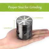 Metal Herb Grinders Crusher 60mm Diameter Multifunctional Grinder Herb Grinders Cigarette Amoladora Smoking Accessories