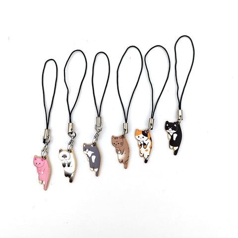 Diy Sweet Cute Kitty Pendant Mobile Phone Ornaments