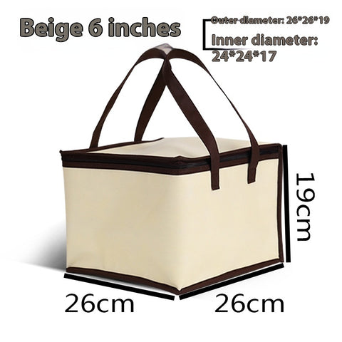 6-inch 8-inch 10-inch 12-inch Heightened Aluminum Foil Cake Insulation Bag Seafood Steak Takeaway Insulated Bag