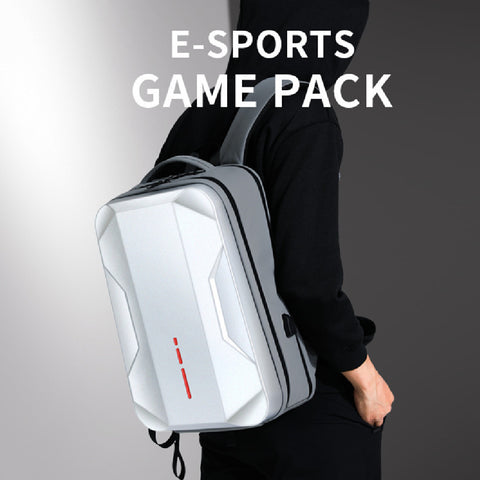 Men's Plastic Men's Backpack Waterproof E-sports Student Hard Case Computer Bag For Work