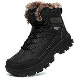 Men's Plus Size Warm High Top Outdoor Cotton Shoes