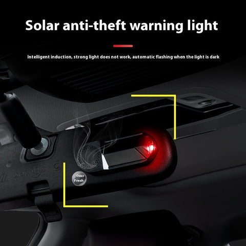 Automobile Solar Warning Light Aromatherapy