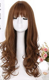 Long Curly Hair Wig Sheath