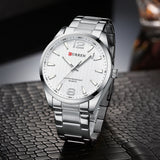 Men's Business Quartz Steel Belt Watch