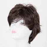 Black Dark Brown Short Rolled Chemical Fiber High-temperature Fiber Wig