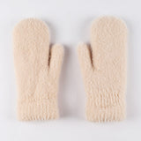 Plush Thickened Waterproof Marten Gloves