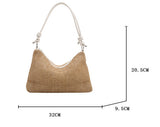 New Fashion Retro Straw Bag Versatile Large Capacity