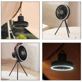 Hanging Dual-purpose Tripod Outdoor Fan Light USB Camping Tent Portable Small Ceiling Fan Camping Fan