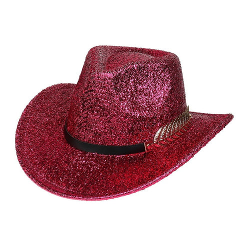 Party Dance Partner Fluorescent Big Brim Colorful Cowboy Hat