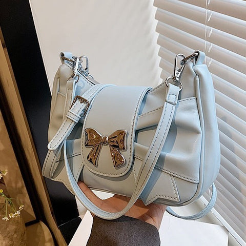 Four Seasons Commuting Trendy Daily Matching Shoulder Crossbody Women's Bag Bow