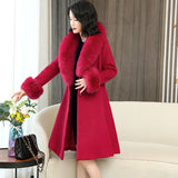 Double-sided Woolen Coat Women's Korean-style Thickened