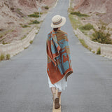 All-match Vintage Shawl Cloak Desert Cloak Photo Thickened Autumn And Winter Scarf