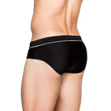 Men's Sexy Mesh Stitching Swim Briefs